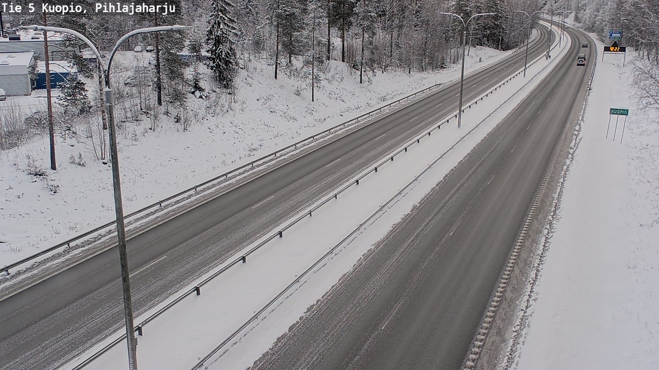 Kelikamerat Kuva Tie 5 Kuopio, Pihlajaharju, Kuopio, Pohjois-Savo