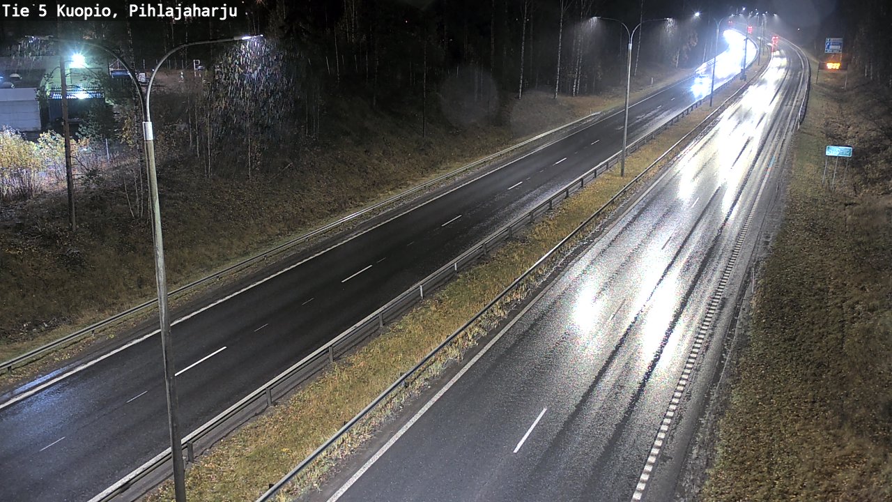Weather Camera Image Väg 5 Kuopio, Pihlajaharju, Kuopio, Pohjois-Savo