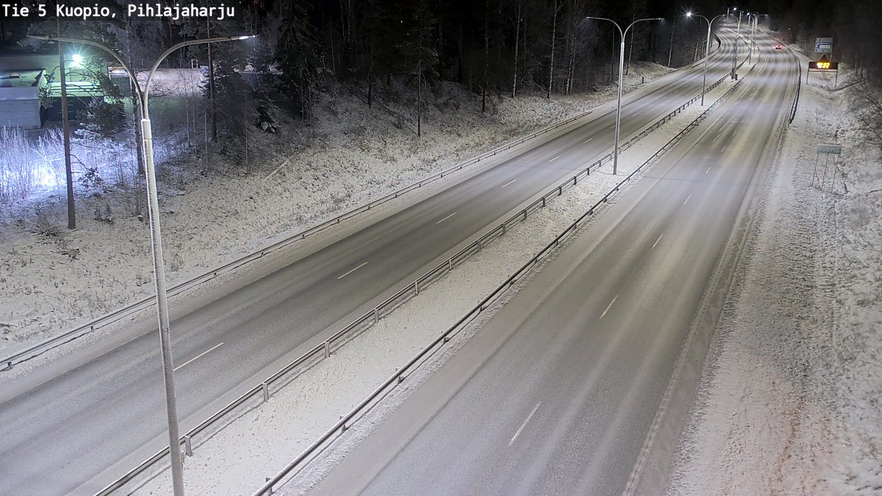 Kelikamerat Kuva Tie 5 Kuopio, Pihlajaharju, Kuopio, Pohjois-Savo