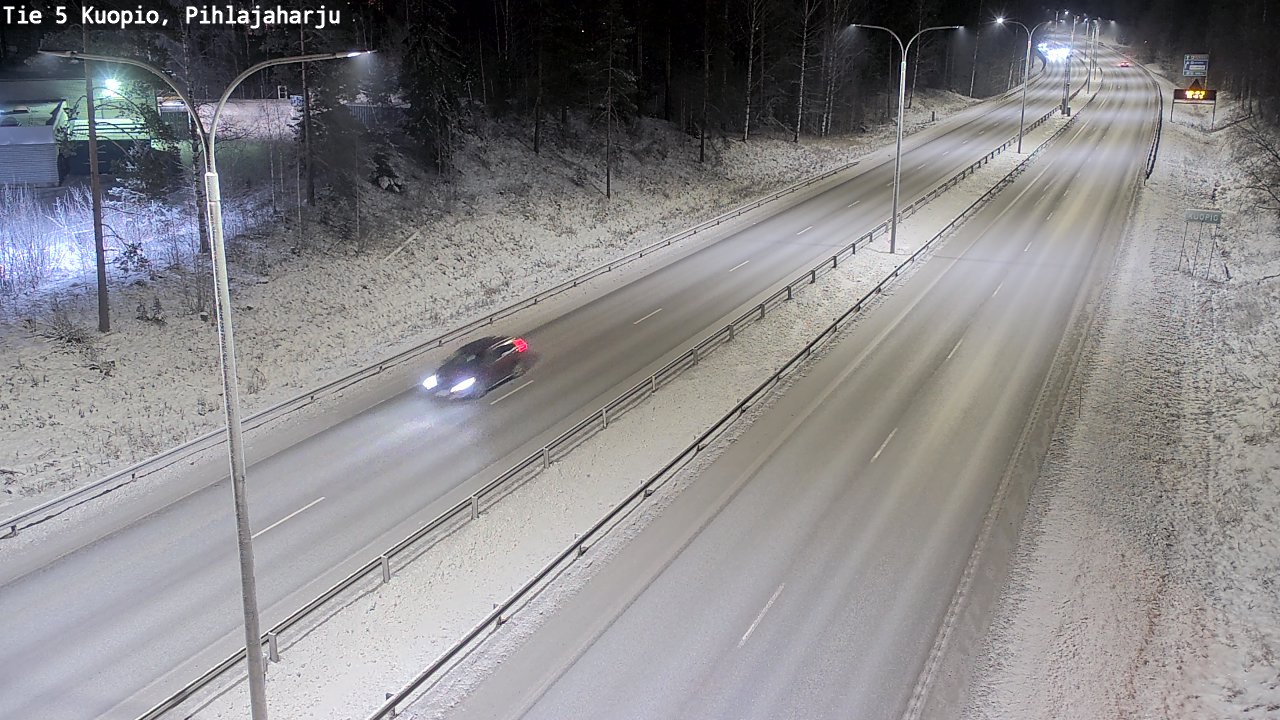 Kelikamerat Kuva Tie 5 Kuopio, Pihlajaharju, Kuopio, Pohjois-Savo