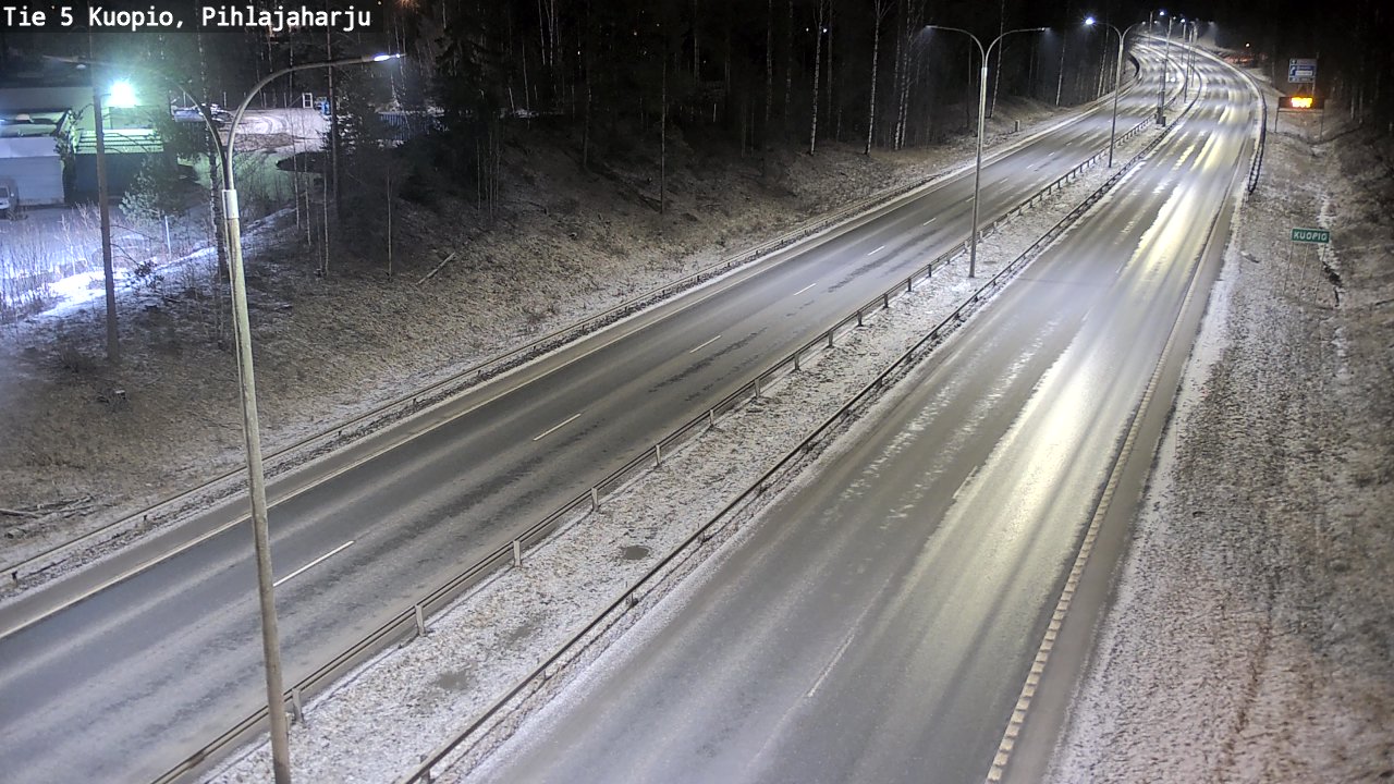 Kelikamerat Kuva Tie 5 Kuopio, Pihlajaharju, Kuopio, Pohjois-Savo