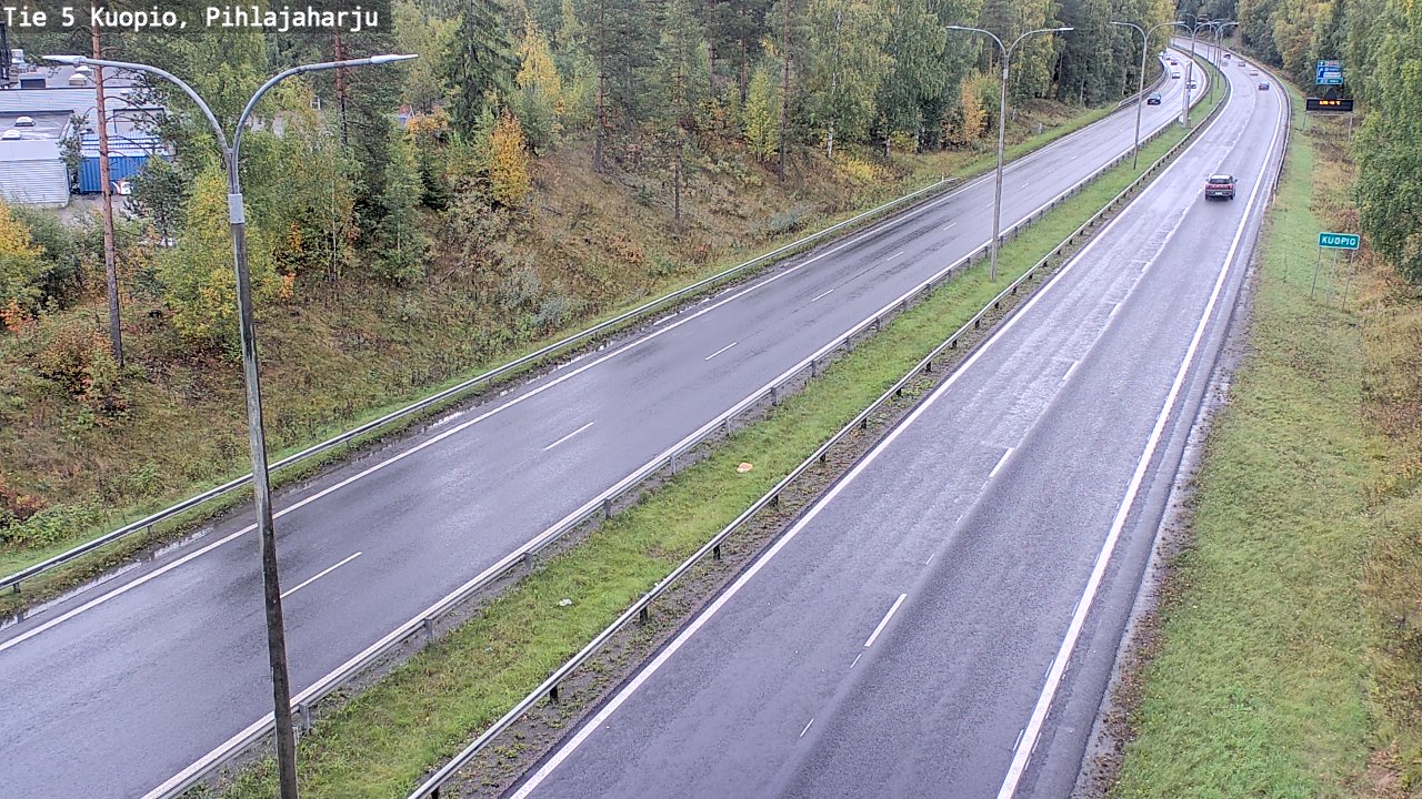 Weather Camera Image Road 5 Kuopio, Pihlajaharju, Kuopio, Pohjois-Savo