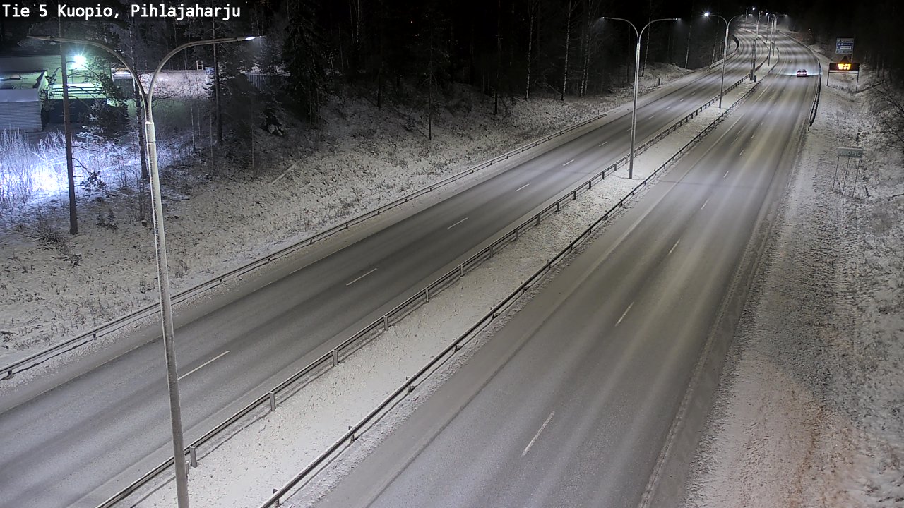 Kelikamerat Kuva Tie 5 Kuopio, Pihlajaharju, Kuopio, Pohjois-Savo