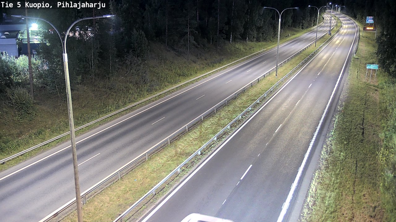Kelikamerat Kuva Tie 5 Kuopio, Pihlajaharju, Kuopio, Pohjois-Savo
