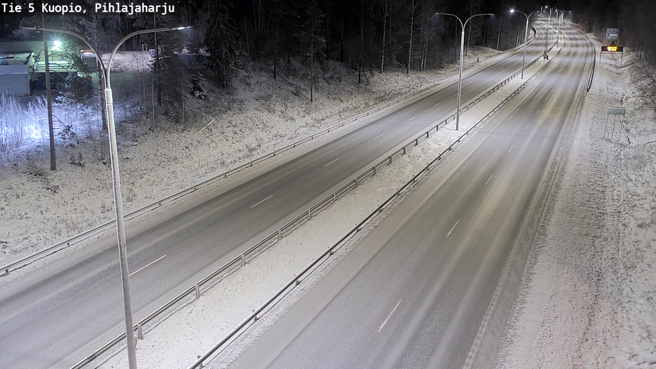 Kelikamerat Kuva Tie 5 Kuopio, Pihlajaharju, Kuopio, Pohjois-Savo