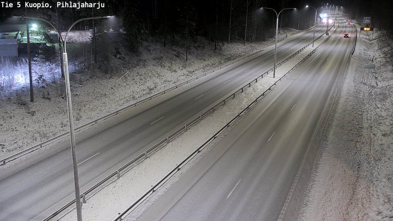 Kelikamerat Kuva Tie 5 Kuopio, Pihlajaharju, Kuopio, Pohjois-Savo