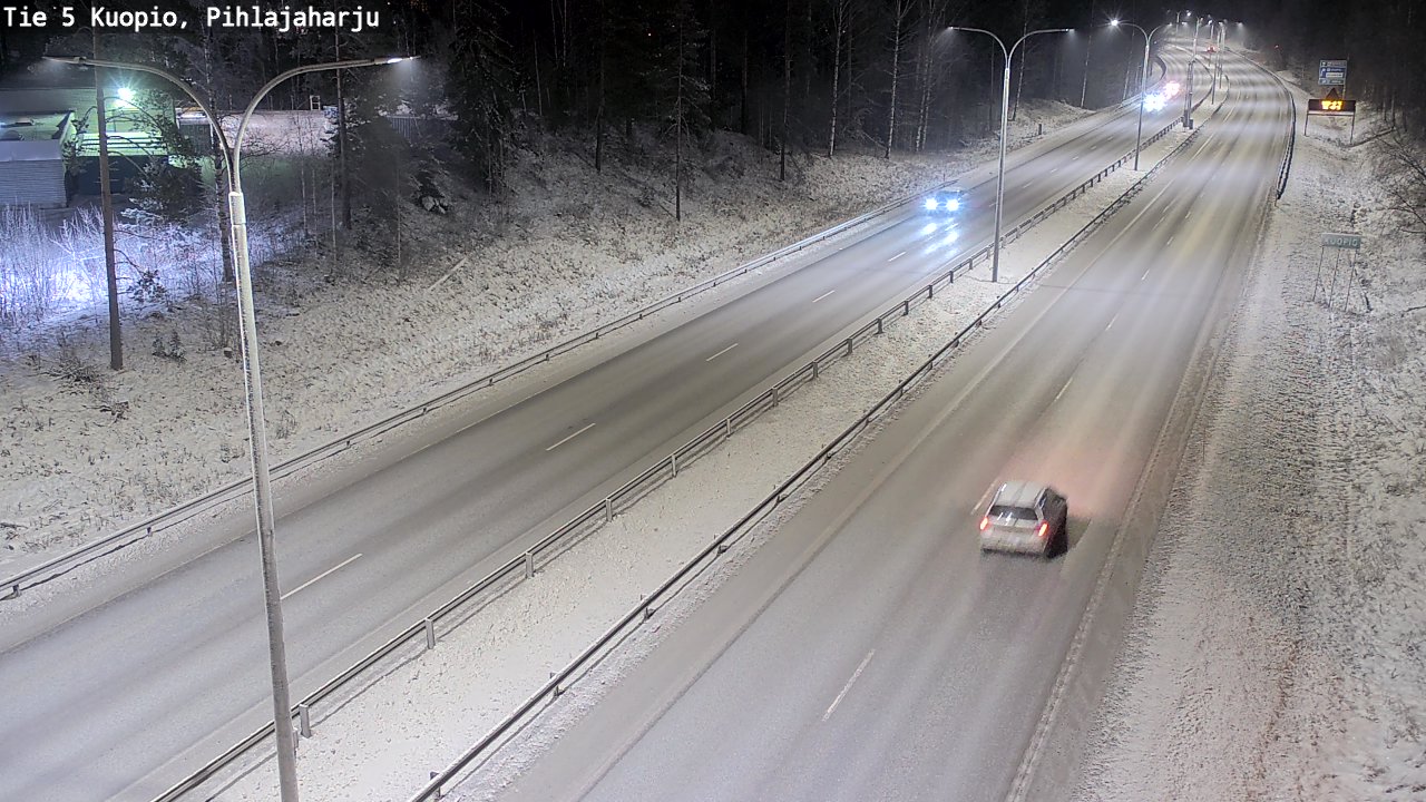 Kelikamerat Kuva Tie 5 Kuopio, Pihlajaharju, Kuopio, Pohjois-Savo