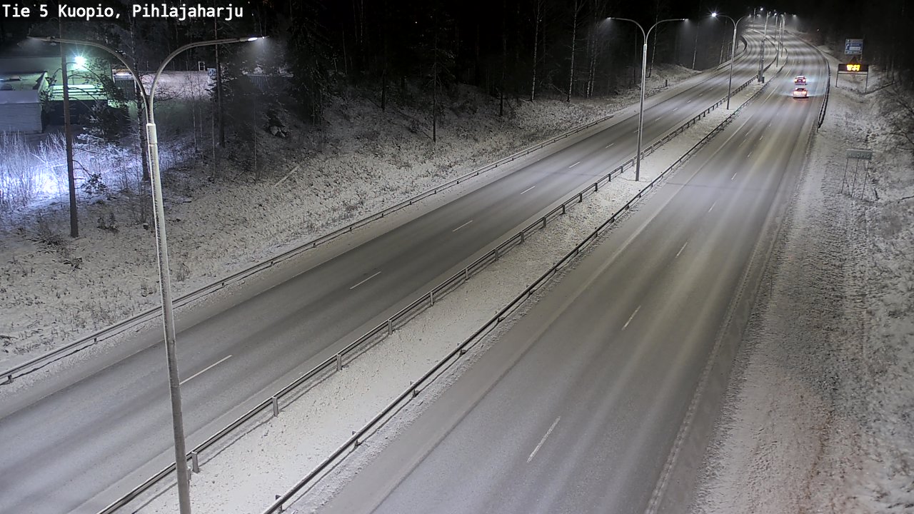 Kelikamerat Kuva Tie 5 Kuopio, Pihlajaharju, Kuopio, Pohjois-Savo