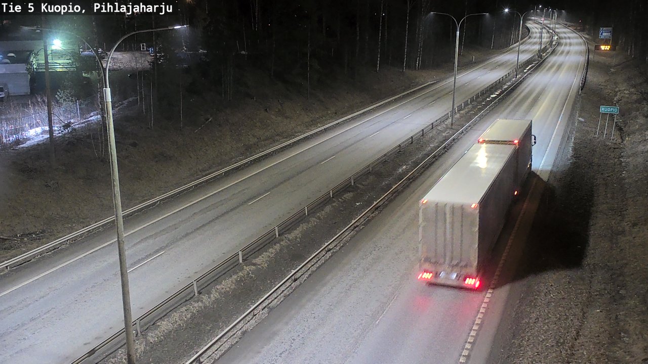 Kelikamerat Kuva Tie 5 Kuopio, Pihlajaharju, Kuopio, Pohjois-Savo