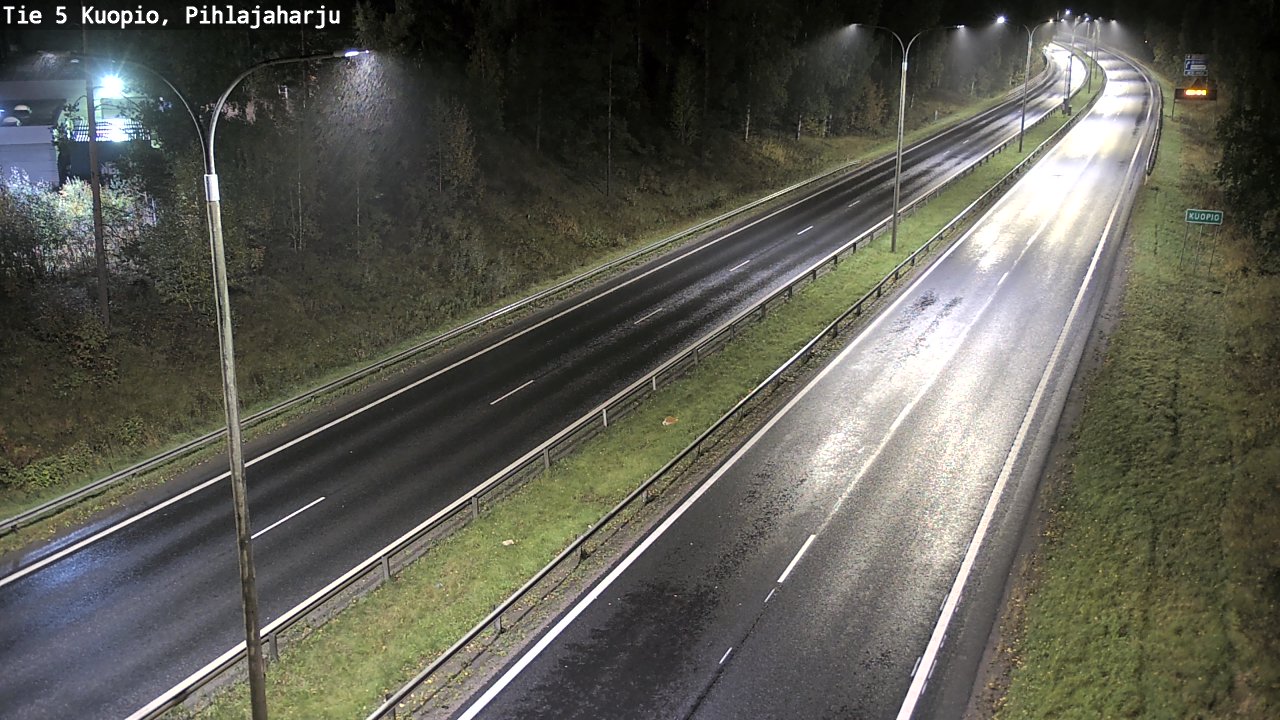 Weather Camera Image Road 5 Kuopio, Pihlajaharju, Kuopio, Pohjois-Savo