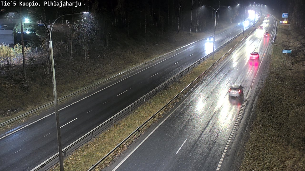 Weather Camera Image Väg 5 Kuopio, Pihlajaharju, Kuopio, Pohjois-Savo