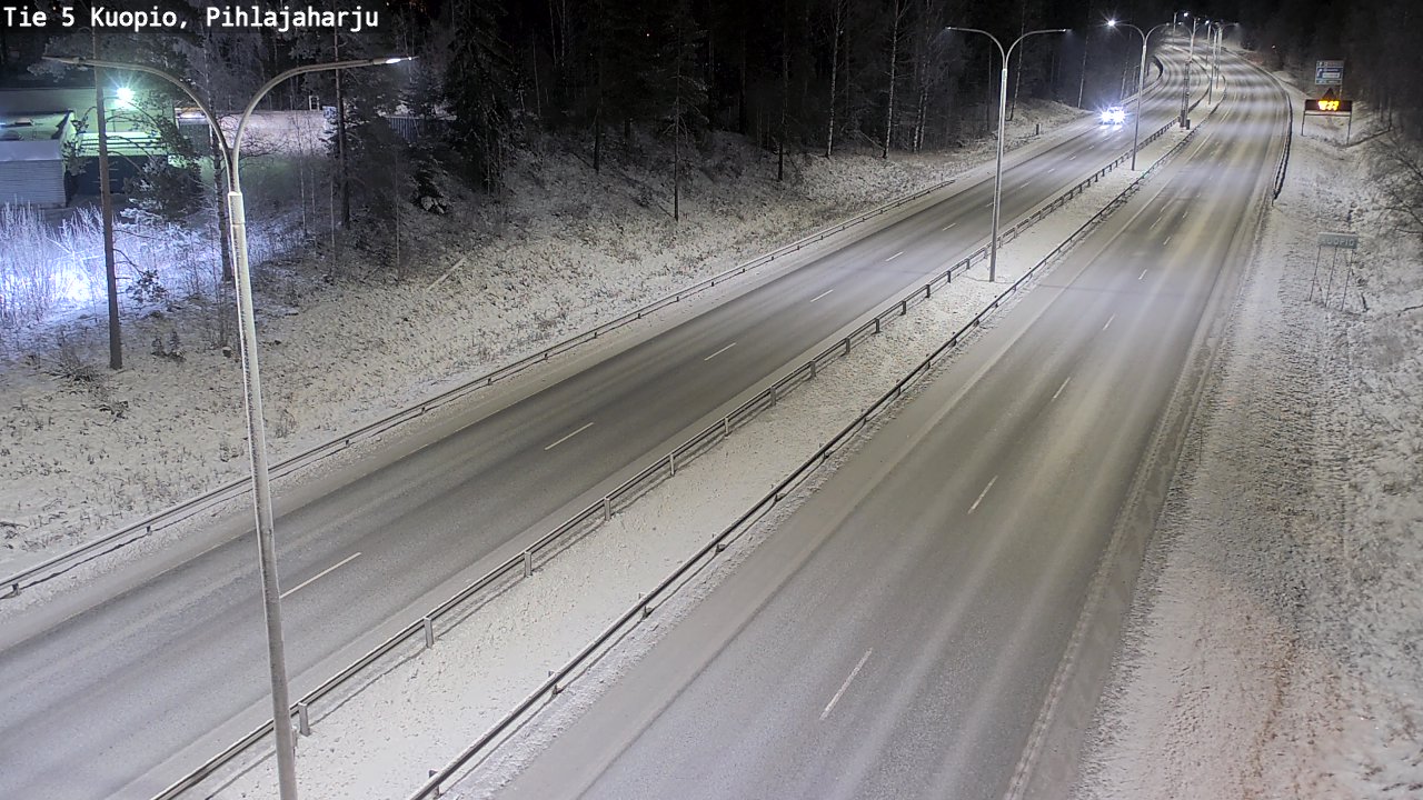 Kelikamerat Kuva Tie 5 Kuopio, Pihlajaharju, Kuopio, Pohjois-Savo