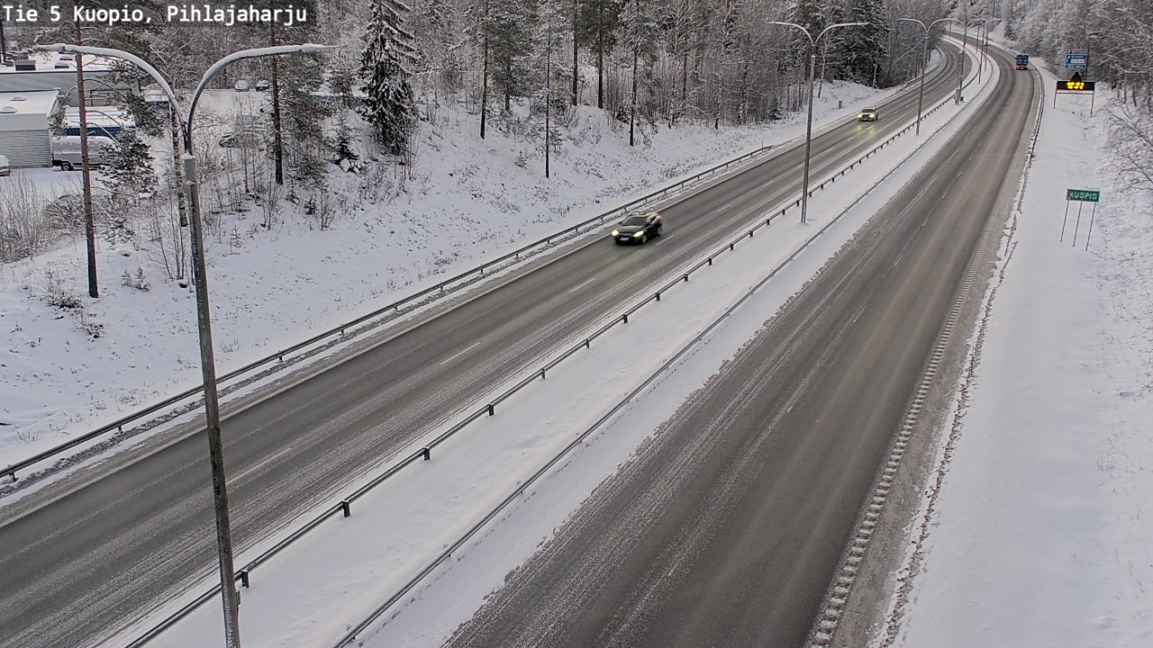 Kelikamerat Kuva Tie 5 Kuopio, Pihlajaharju, Kuopio, Pohjois-Savo