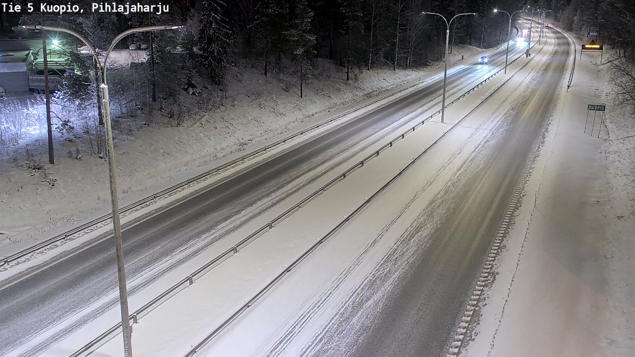 Kelikamerat Kuva Tie 5 Kuopio, Pihlajaharju, Kuopio, Pohjois-Savo