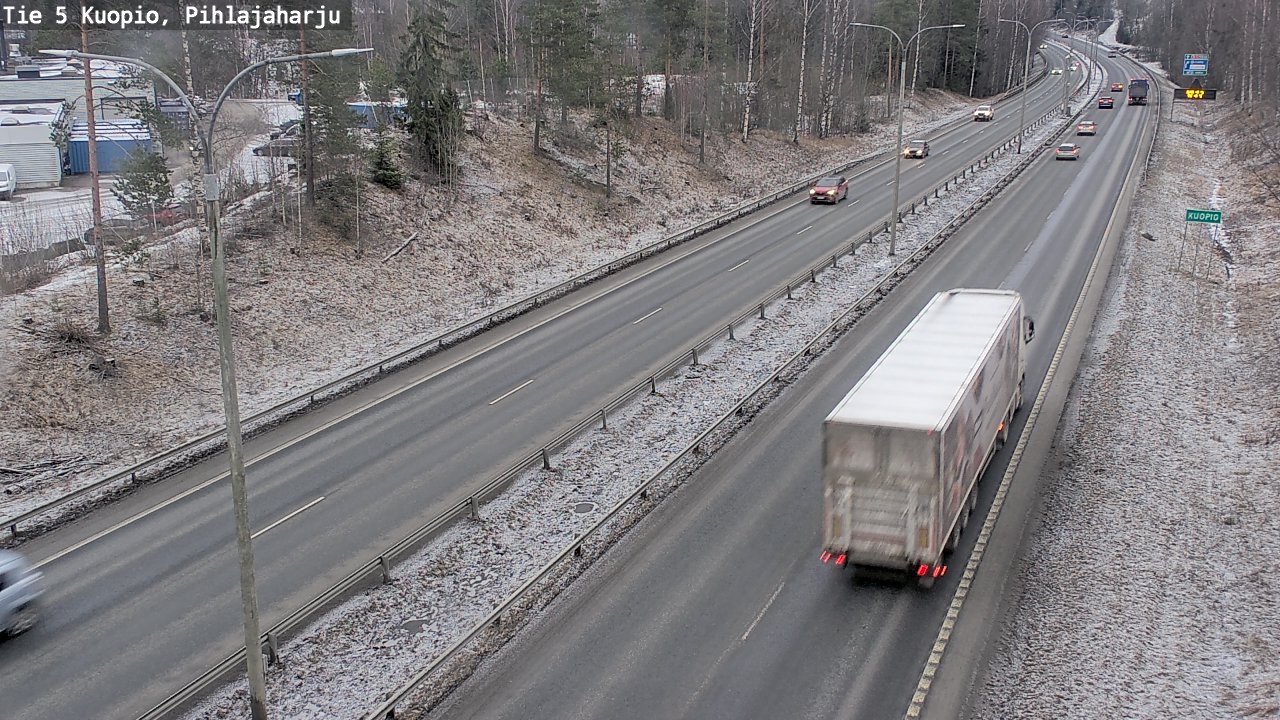 Kelikamerat Kuva Tie 5 Kuopio, Pihlajaharju, Kuopio, Pohjois-Savo