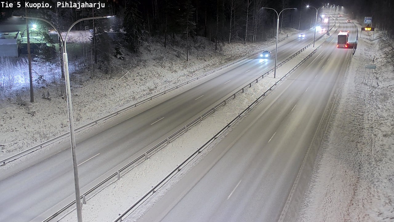 Kelikamerat Kuva Tie 5 Kuopio, Pihlajaharju, Kuopio, Pohjois-Savo