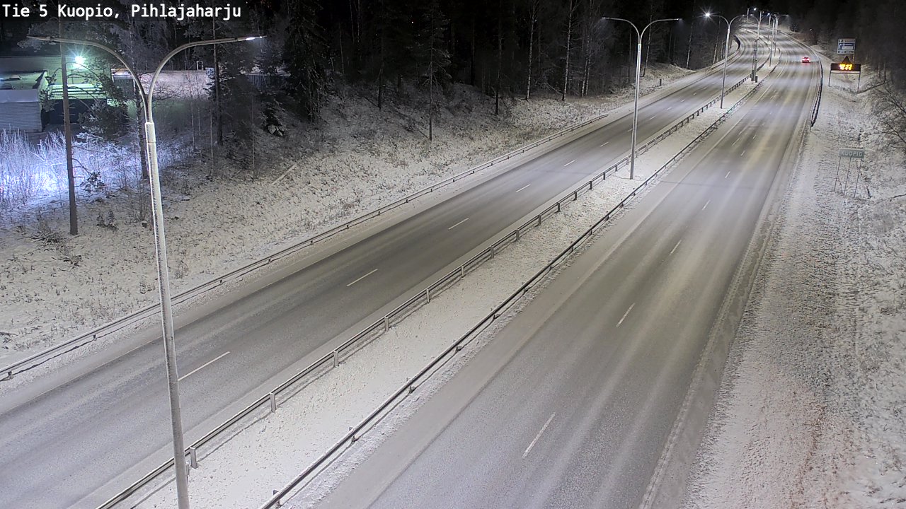 Kelikamerat Kuva Tie 5 Kuopio, Pihlajaharju, Kuopio, Pohjois-Savo