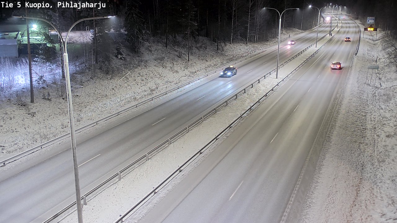 Kelikamerat Kuva Tie 5 Kuopio, Pihlajaharju, Kuopio, Pohjois-Savo