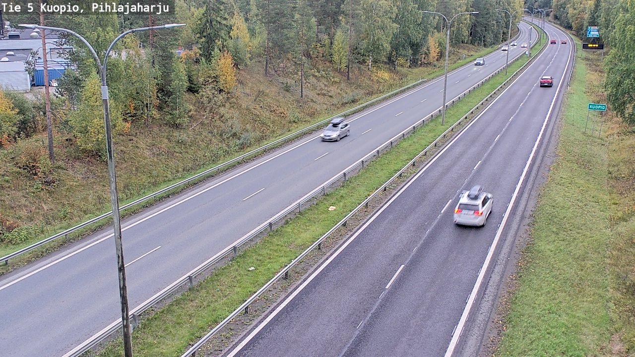 Weather Camera Image Road 5 Kuopio, Pihlajaharju, Kuopio, Pohjois-Savo