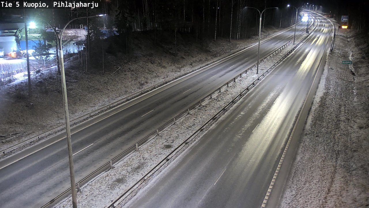 Kelikamerat Kuva Tie 5 Kuopio, Pihlajaharju, Kuopio, Pohjois-Savo