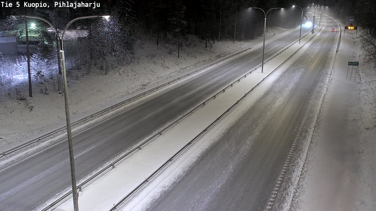 Kelikamerat Kuva Tie 5 Kuopio, Pihlajaharju, Kuopio, Pohjois-Savo