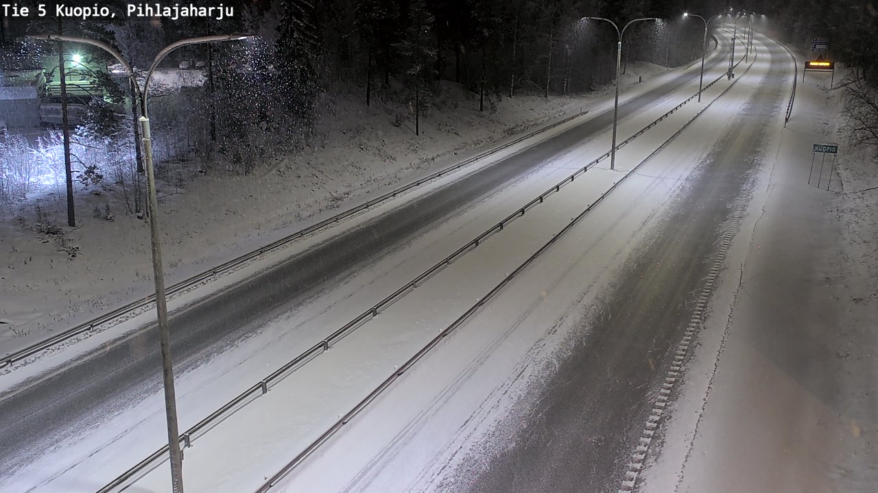Kelikamerat Kuva Tie 5 Kuopio, Pihlajaharju, Kuopio, Pohjois-Savo
