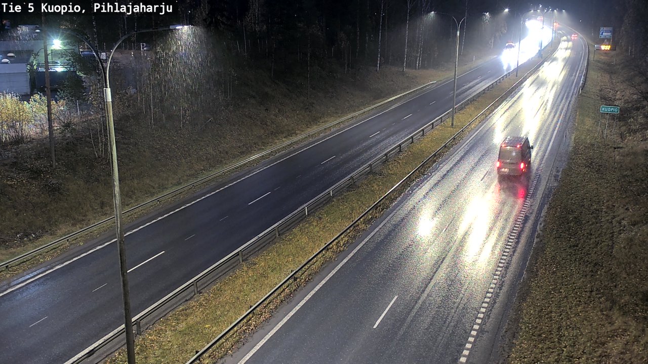 Weather Camera Image Väg 5 Kuopio, Pihlajaharju, Kuopio, Pohjois-Savo