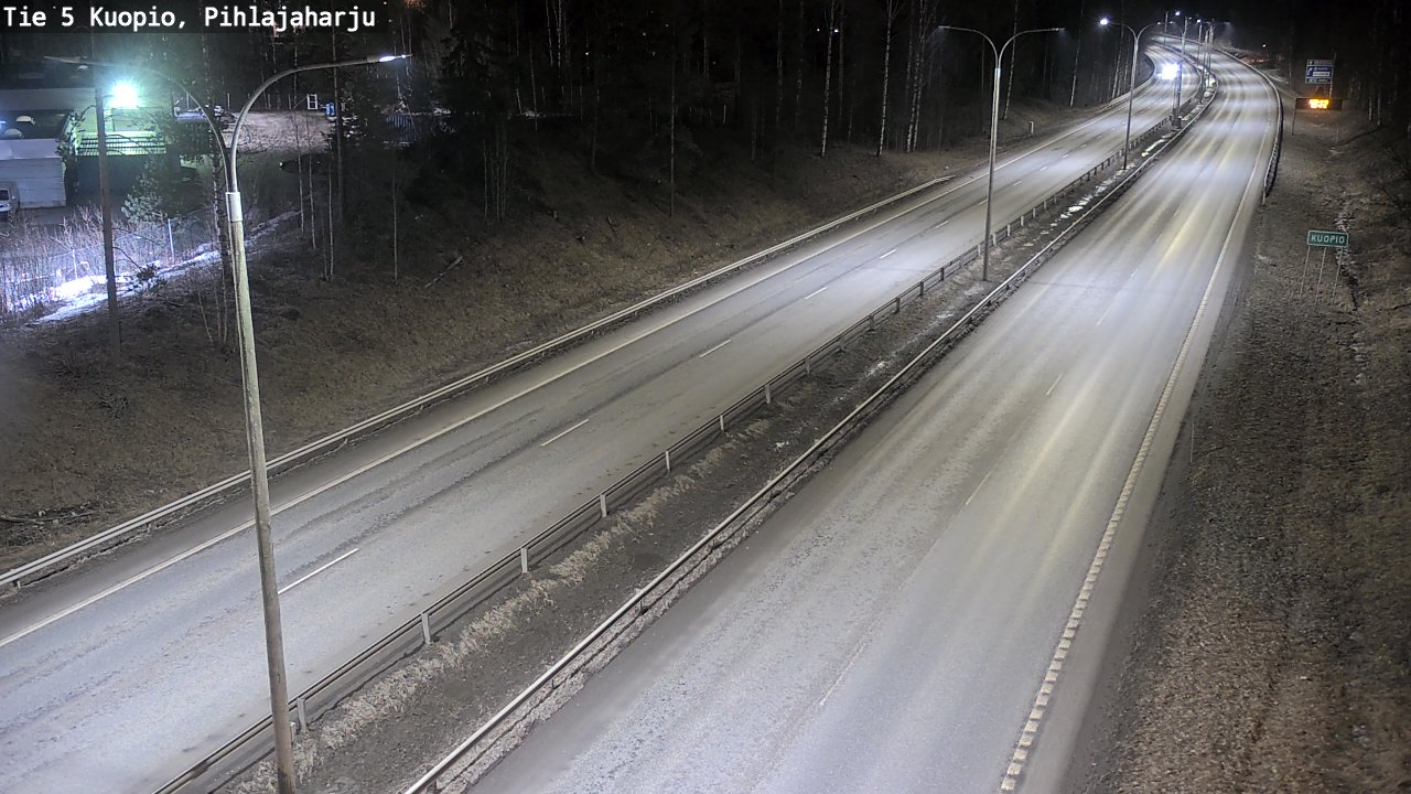 Kelikamerat Kuva Tie 5 Kuopio, Pihlajaharju, Kuopio, Pohjois-Savo