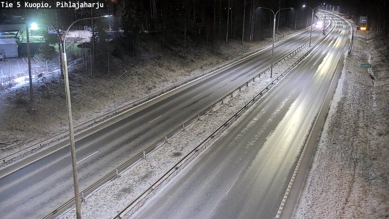 Kelikamerat Kuva Tie 5 Kuopio, Pihlajaharju, Kuopio, Pohjois-Savo