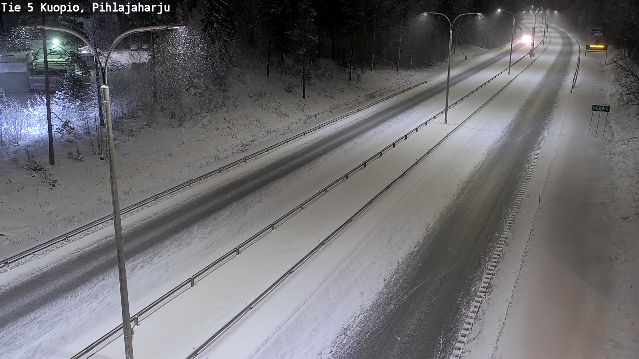 Kelikamerat Kuva Tie 5 Kuopio, Pihlajaharju, Kuopio, Pohjois-Savo