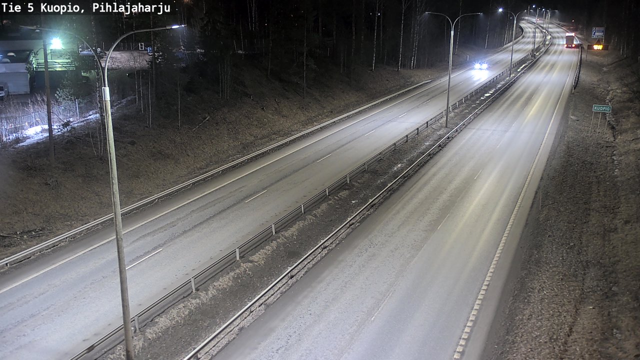 Kelikamerat Kuva Tie 5 Kuopio, Pihlajaharju, Kuopio, Pohjois-Savo