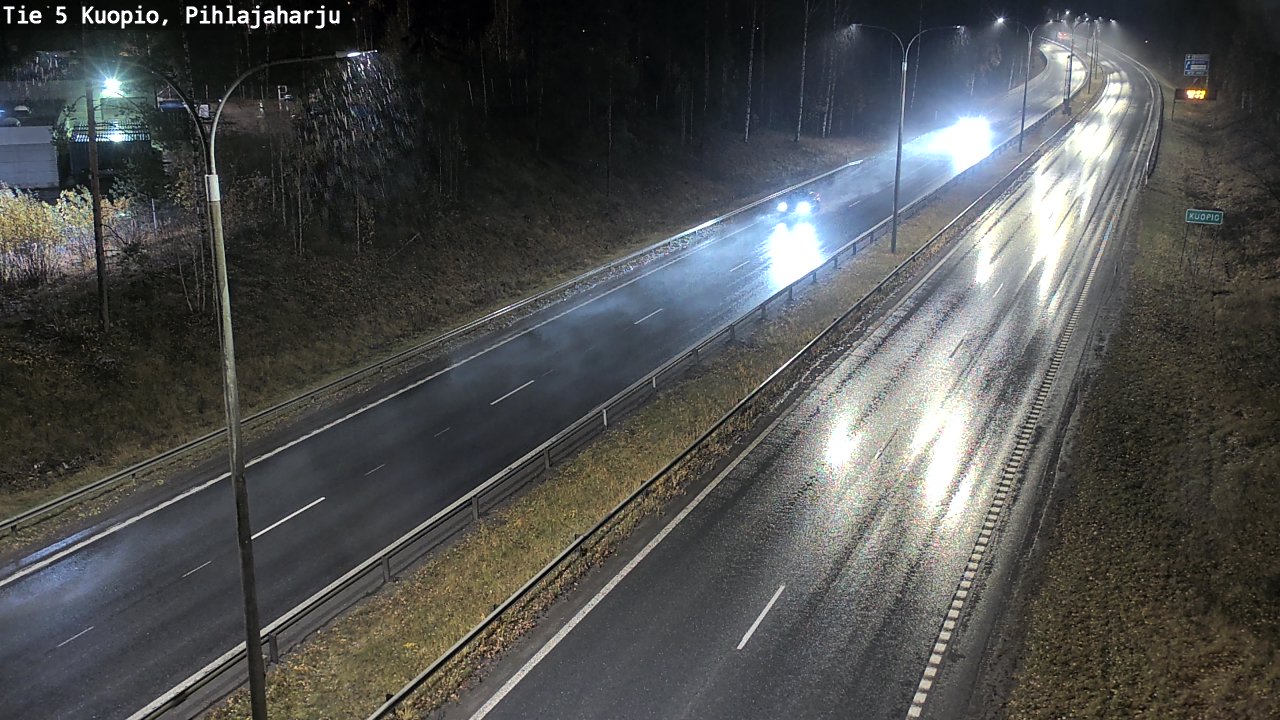 Weather Camera Image Väg 5 Kuopio, Pihlajaharju, Kuopio, Pohjois-Savo