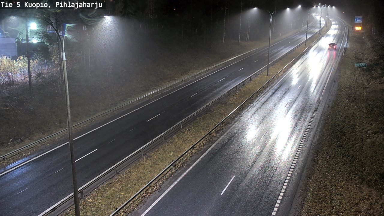 Weather Camera Image Road 5 Kuopio, Pihlajaharju, Kuopio, Pohjois-Savo