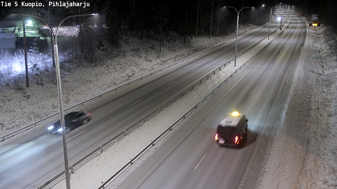 Kelikamerat Kuva Tie 5 Kuopio, Pihlajaharju, Kuopio, Pohjois-Savo