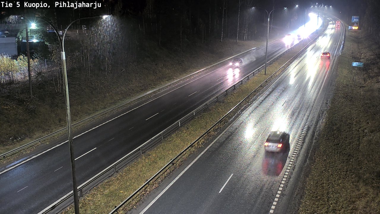Weather Camera Image Väg 5 Kuopio, Pihlajaharju, Kuopio, Pohjois-Savo