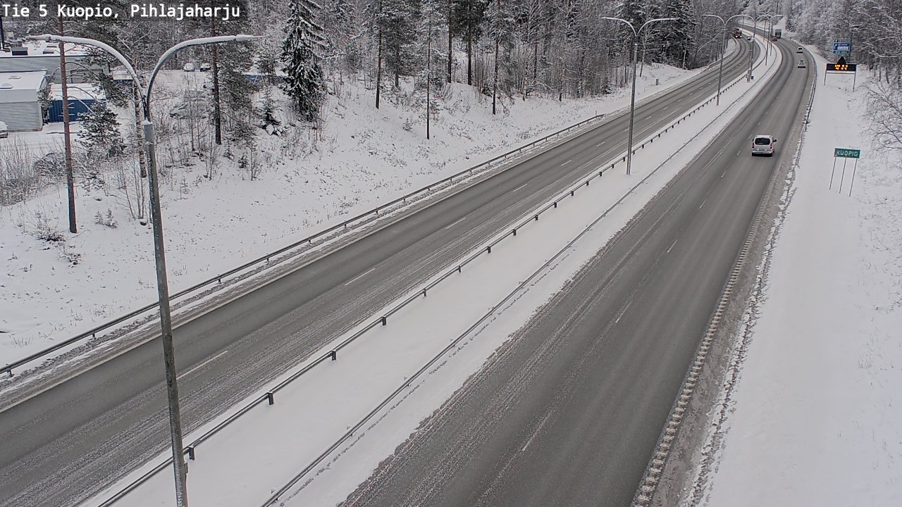 Kelikamerat Kuva Tie 5 Kuopio, Pihlajaharju, Kuopio, Pohjois-Savo