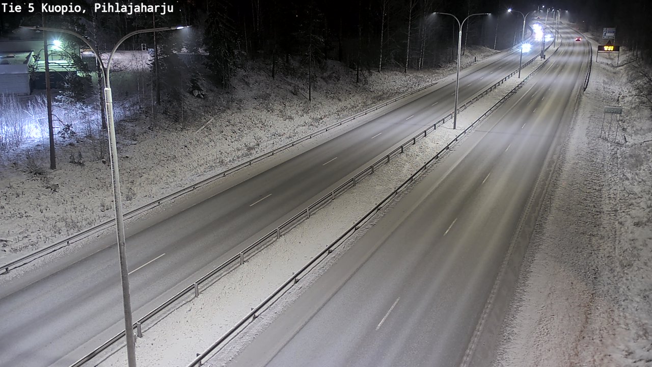 Kelikamerat Kuva Tie 5 Kuopio, Pihlajaharju, Kuopio, Pohjois-Savo