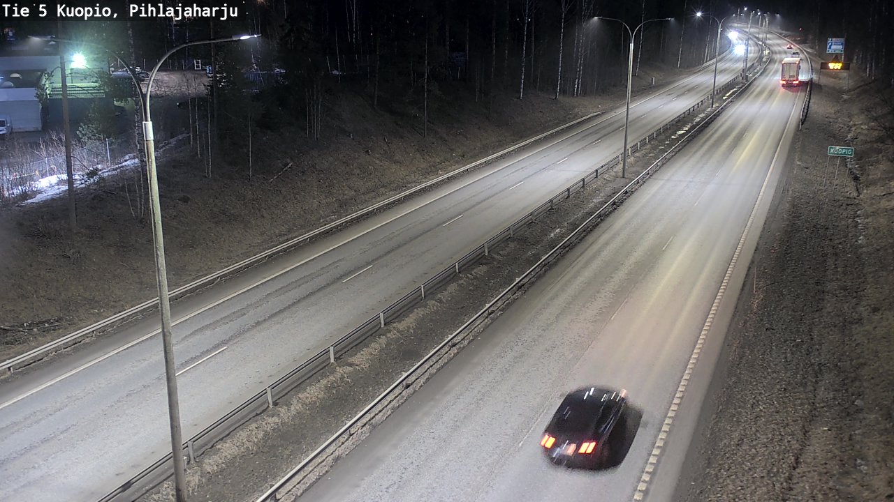 Kelikamerat Kuva Tie 5 Kuopio, Pihlajaharju, Kuopio, Pohjois-Savo