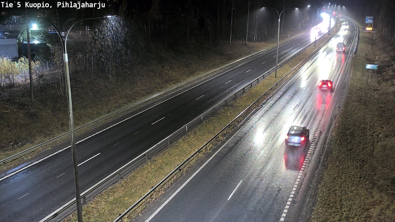 Weather Camera Image Väg 5 Kuopio, Pihlajaharju, Kuopio, Pohjois-Savo