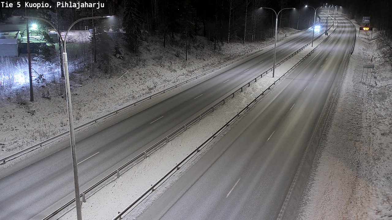 Kelikamerat Kuva Tie 5 Kuopio, Pihlajaharju, Kuopio, Pohjois-Savo