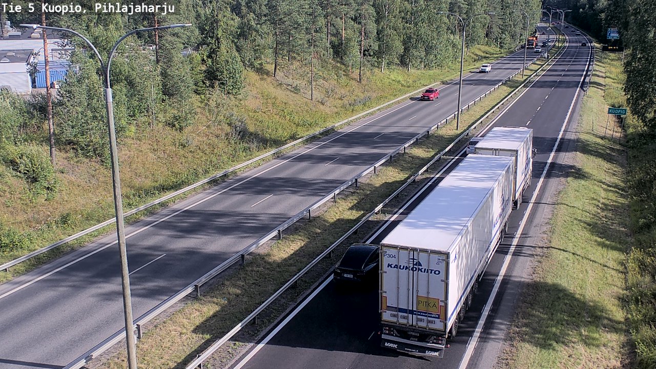 Kelikamerat Kuva Tie 5 Kuopio, Pihlajaharju, Kuopio, Pohjois-Savo