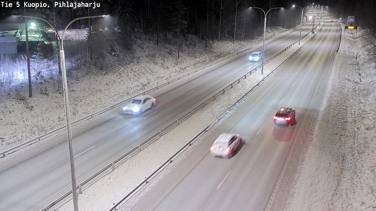 Kelikamerat Kuva Tie 5 Kuopio, Pihlajaharju, Kuopio, Pohjois-Savo