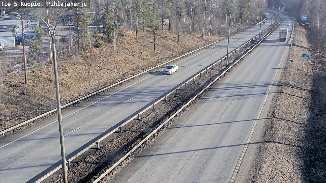 Kelikamerat Kuva Tie 5 Kuopio, Pihlajaharju, Kuopio, Pohjois-Savo