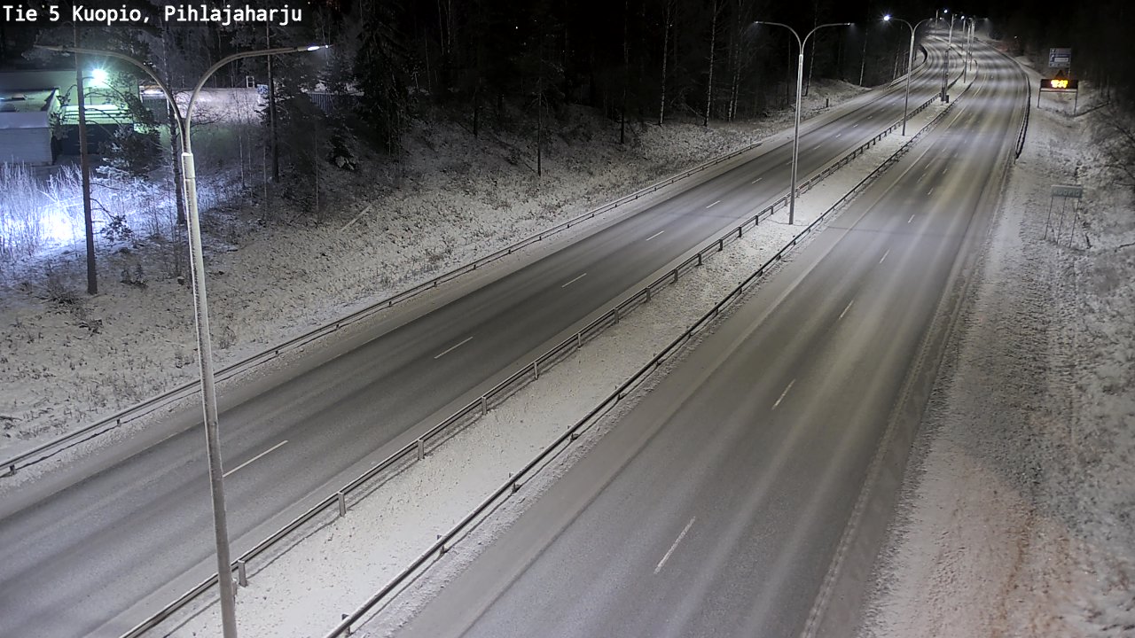 Kelikamerat Kuva Tie 5 Kuopio, Pihlajaharju, Kuopio, Pohjois-Savo