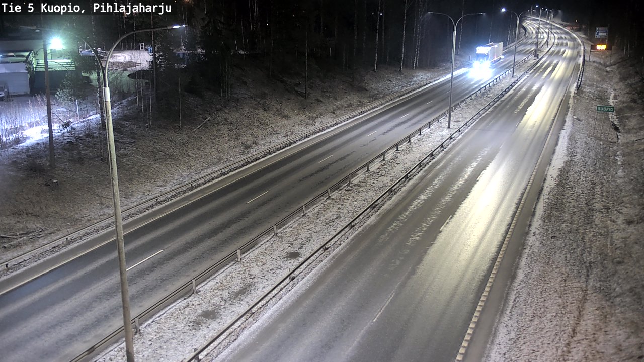 Kelikamerat Kuva Tie 5 Kuopio, Pihlajaharju, Kuopio, Pohjois-Savo