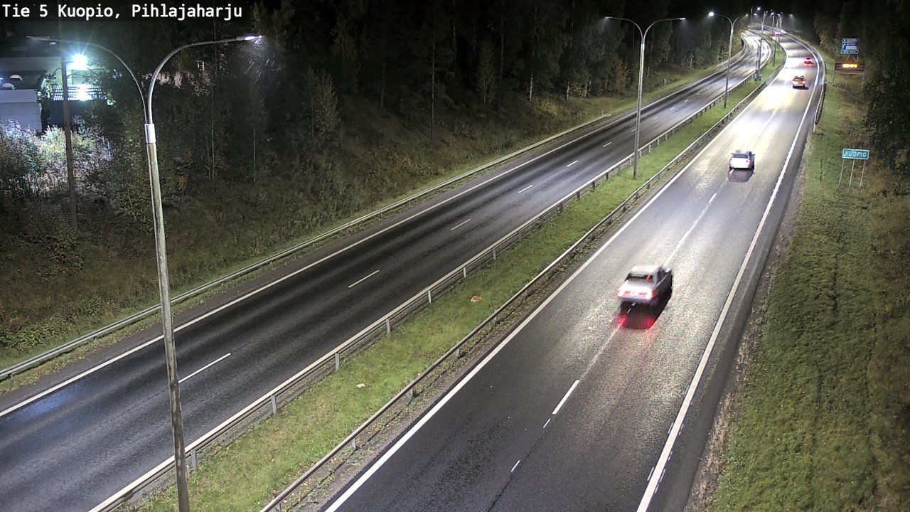 Weather Camera Image Road 5 Kuopio, Pihlajaharju, Kuopio, Pohjois-Savo