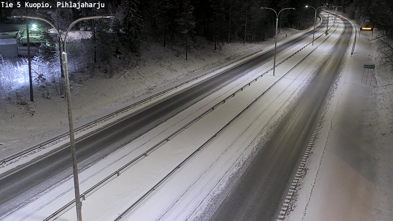 Kelikamerat Kuva Tie 5 Kuopio, Pihlajaharju, Kuopio, Pohjois-Savo