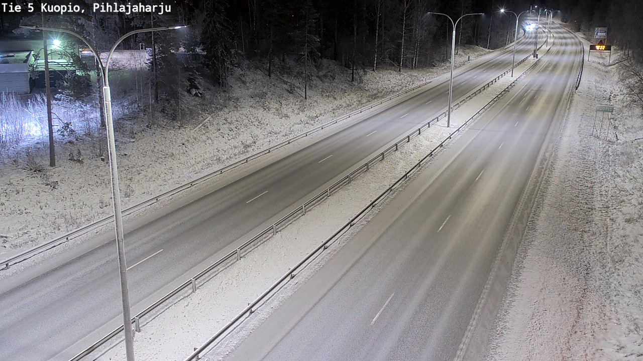 Kelikamerat Kuva Tie 5 Kuopio, Pihlajaharju, Kuopio, Pohjois-Savo