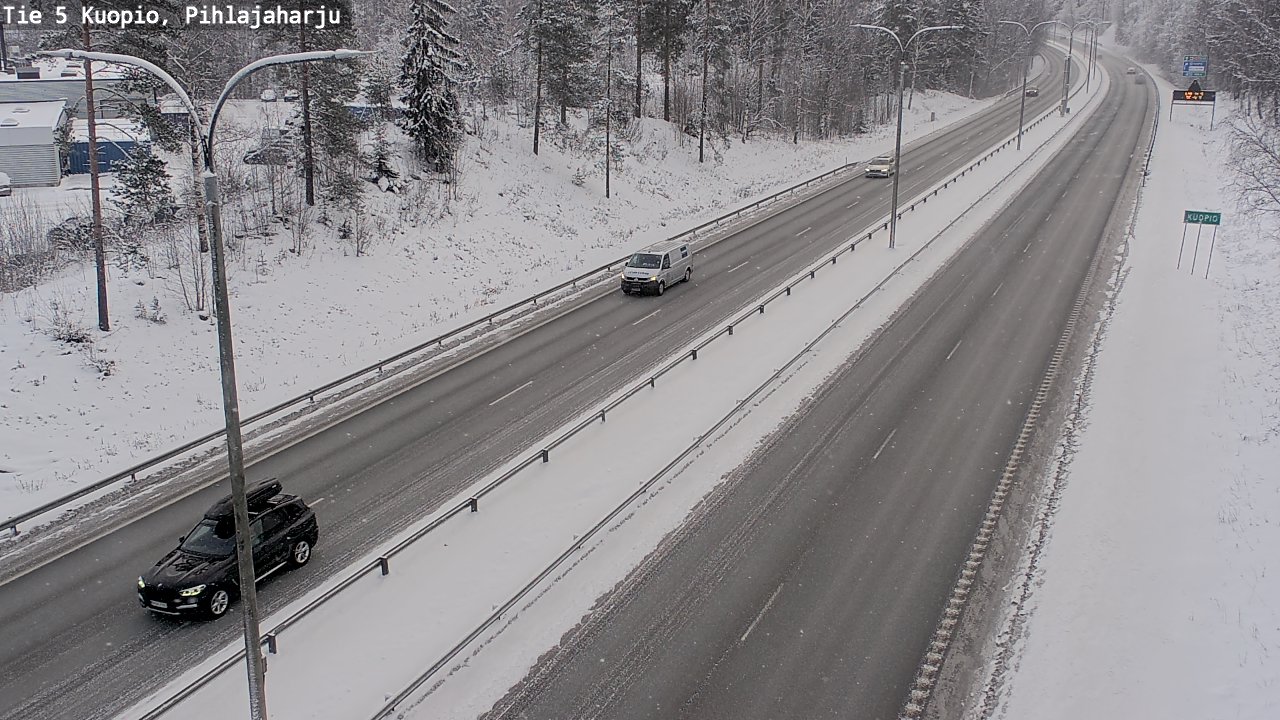 Kelikamerat Kuva Tie 5 Kuopio, Pihlajaharju, Kuopio, Pohjois-Savo