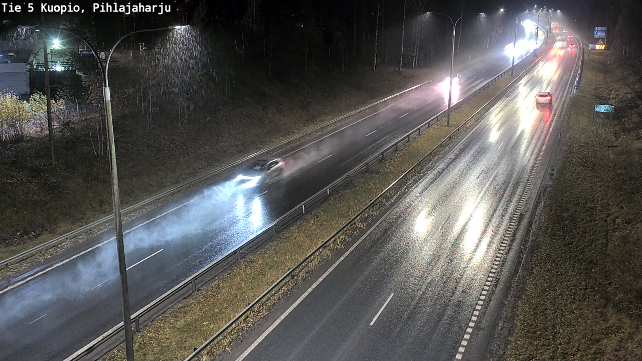 Weather Camera Image Väg 5 Kuopio, Pihlajaharju, Kuopio, Pohjois-Savo